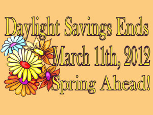 March 2012 Daylight Savings free digital signage content