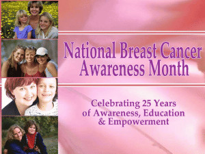 Breast Cancer Awareness Month free digital signage content