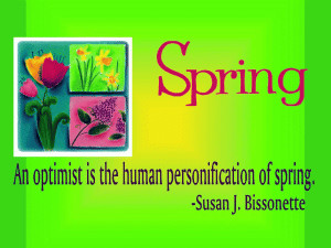 1st Day of Spring free digital signage content