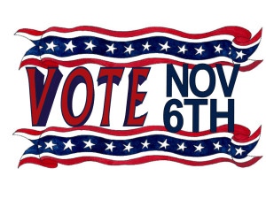 Vote November 6 free digital signage content