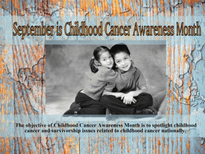 Childhood Cancer Awareness Month free digital signage content