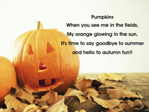 Pumpkins poem 2011 free digital signage content