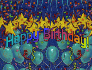 Happy Birthday free digital signage content
