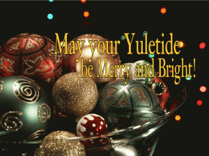 Yuletide Wishes free digital signage content