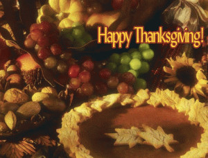 Happy Thanksgiving Pumpkin Pie free digital signage content
