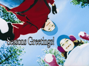 Seasons Greetings Snowballs free digital signage content