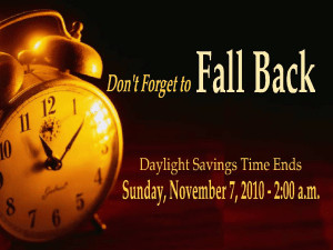 Nov Time Change 2010 free digital signage content