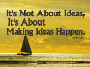 Make Ideas Happen free digital signage content