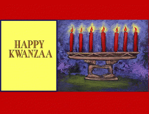 Happy Kwanzaa free digital signage content