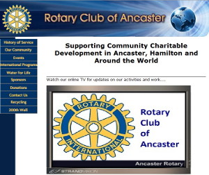 Sample of the Rotary Club Signage