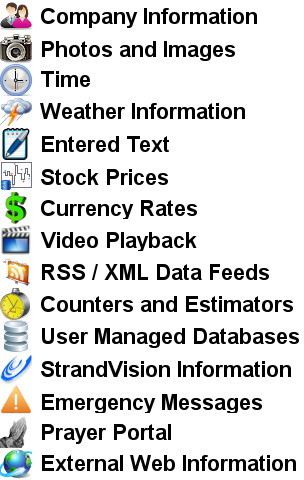 Digital Signage Icons