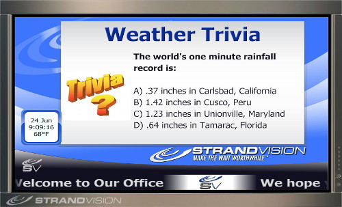 Free Digital Signage Trivia