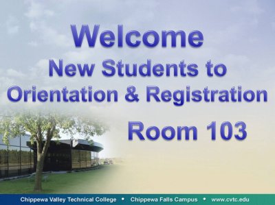 welcome new students