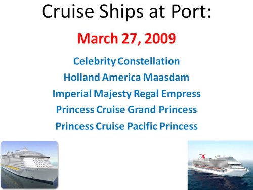 carnival, holland, princes, royal carribean cruise ships