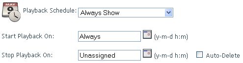 Schedule Playback of Pages