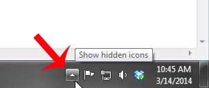 Show Hidden Icons