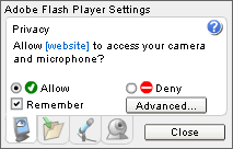 Flash Security Window